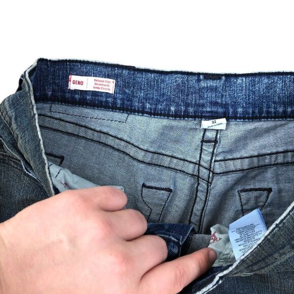 Brand New True Religion Jeans Size 32 GENO Blue - Picture 9 of 11